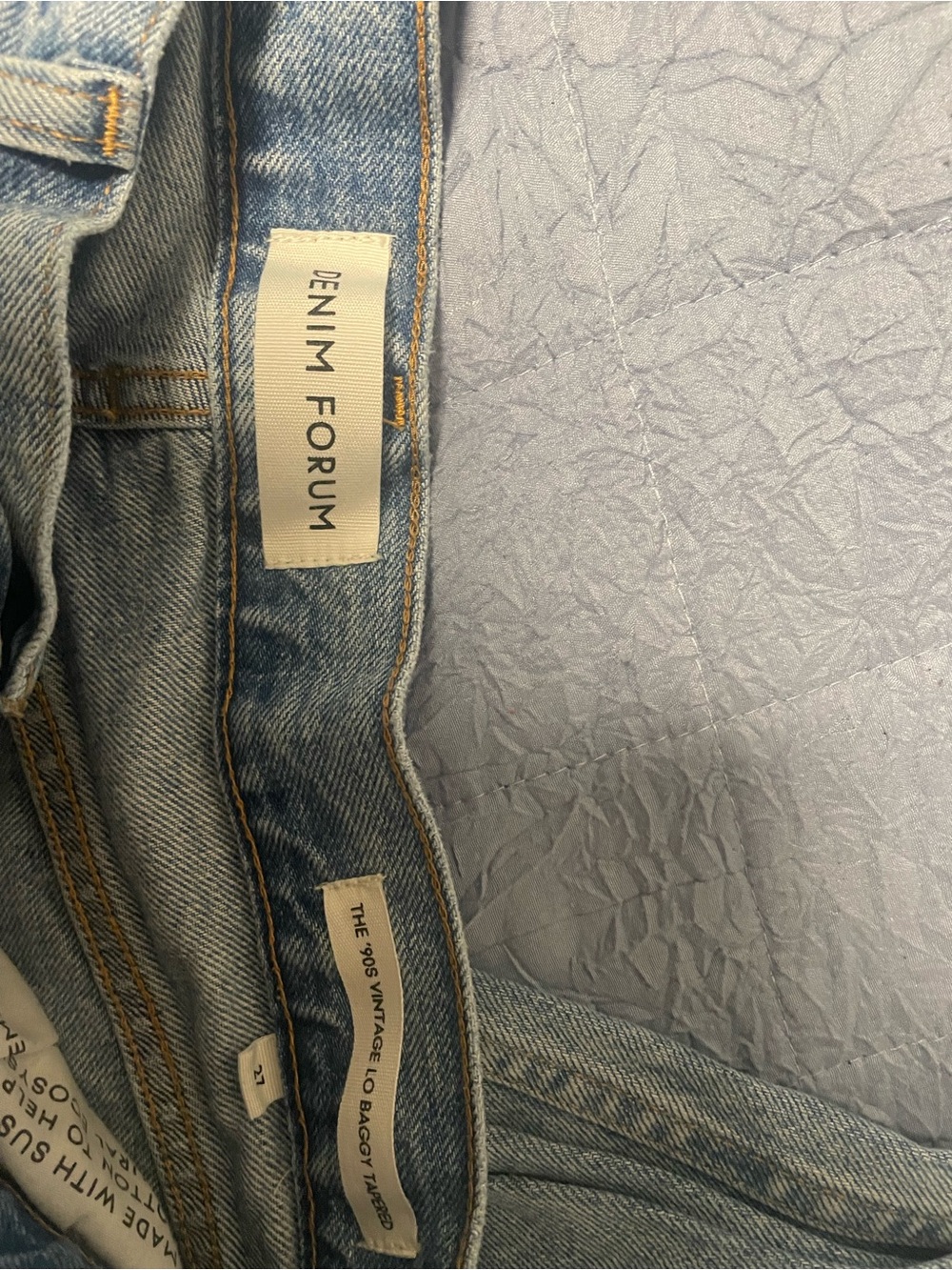 Denim Forum Light Blue Relaxed Men’s Jeans